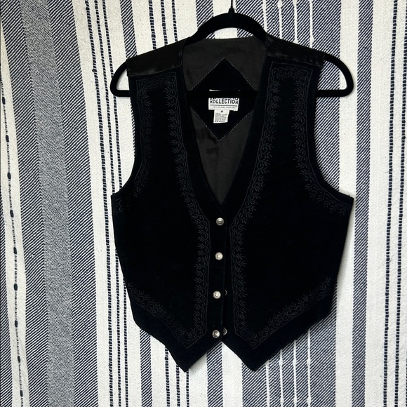karens collection Other - Karen’s Collection Vintage Suede Leather Embroidered Vest